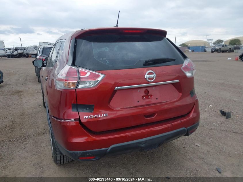 2016 Nissan Rogue S/Sl/Sv VIN: KNMAT2MT8GP609396 Lot: 40293440