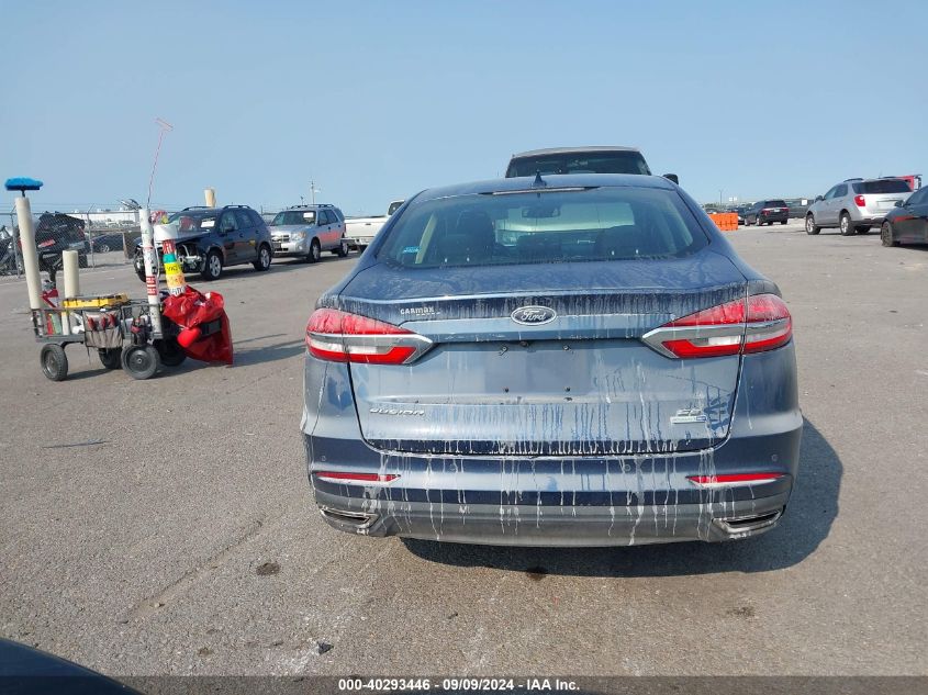 2019 Ford Fusion Se VIN: 3FA6P0T98KR237389 Lot: 40293446