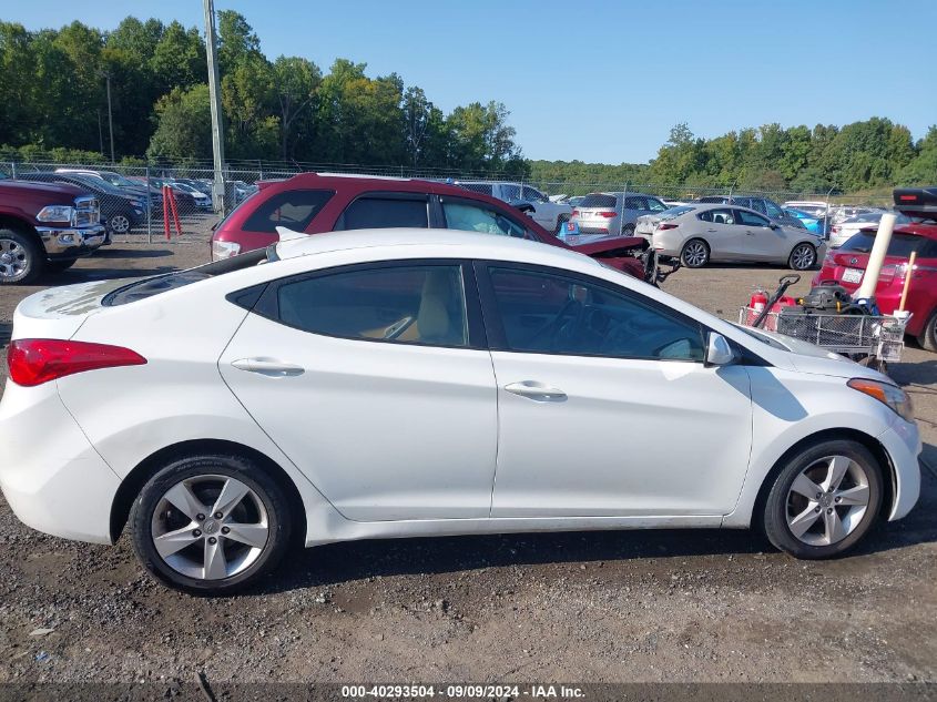 2013 Hyundai Elantra Gls VIN: 5NPDH4AE0DH320987 Lot: 40293504