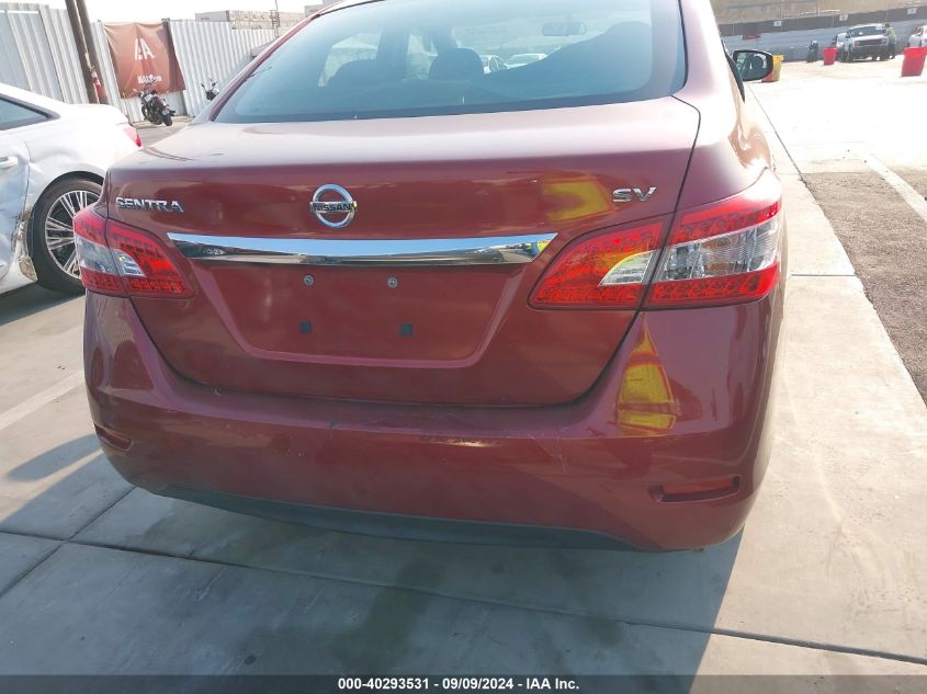 2015 Nissan Sentra Sv VIN: 3N1AB7AP8FY356488 Lot: 40293531