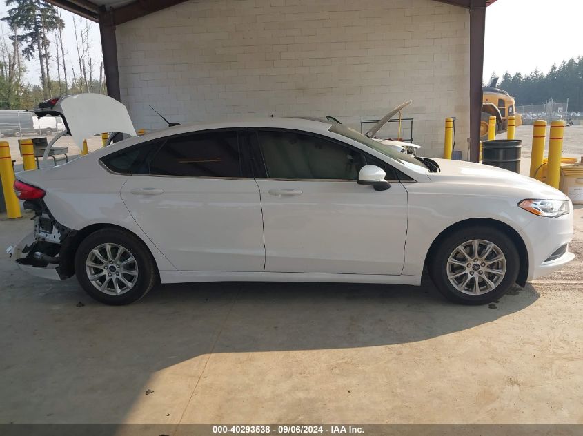 2017 Ford Fusion S VIN: 3FA6P0G72HR164487 Lot: 40293538