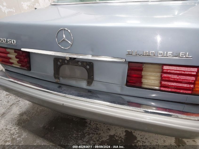 WDBCB20C2FA119795 1985 Mercedes-Benz 300 Sd