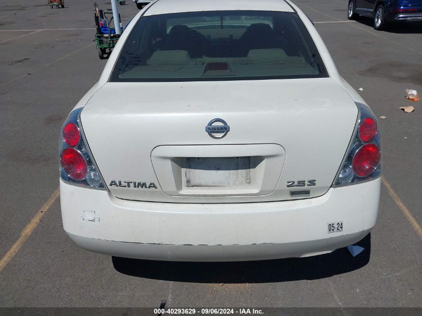 2006 Nissan Altima 2.5 S VIN: 1N4AL11D96N351235 Lot: 40293629