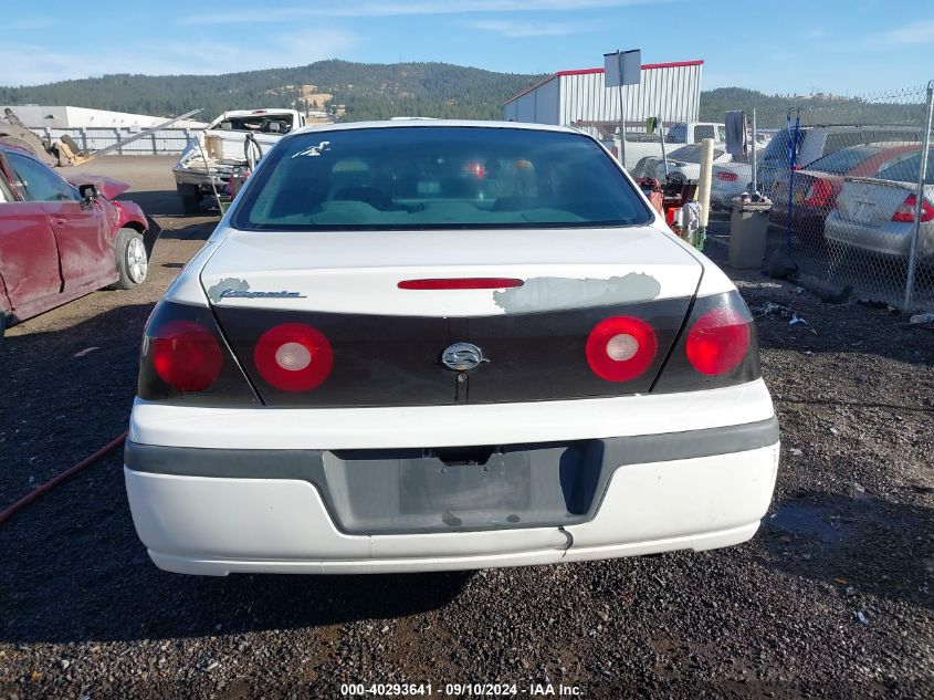 2005 Chevrolet Impala VIN: 2G1WF52E659276509 Lot: 40293641