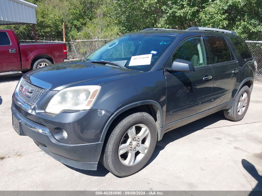 2012 GMC Acadia Sl VIN: 1GKKRNED9CJ287980 Lot: 40293690