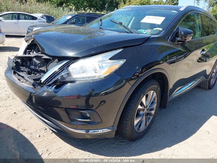 2016 Nissan Murano Sl VIN: 5N1AZ2MH0GN170132 Lot: 40293693