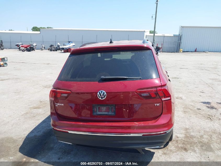 3VV3B7AX4JM129869 2018 Volkswagen Tiguan Se/Sel