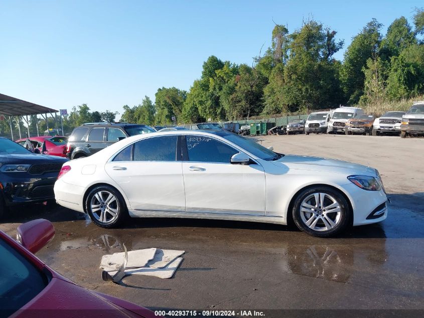 2018 Mercedes-Benz S 450 4Matic VIN: WDDUG6EB9JA370813 Lot: 40293715