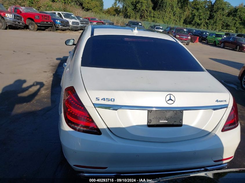 2018 Mercedes-Benz S 450 4Matic VIN: WDDUG6EB9JA370813 Lot: 40293715