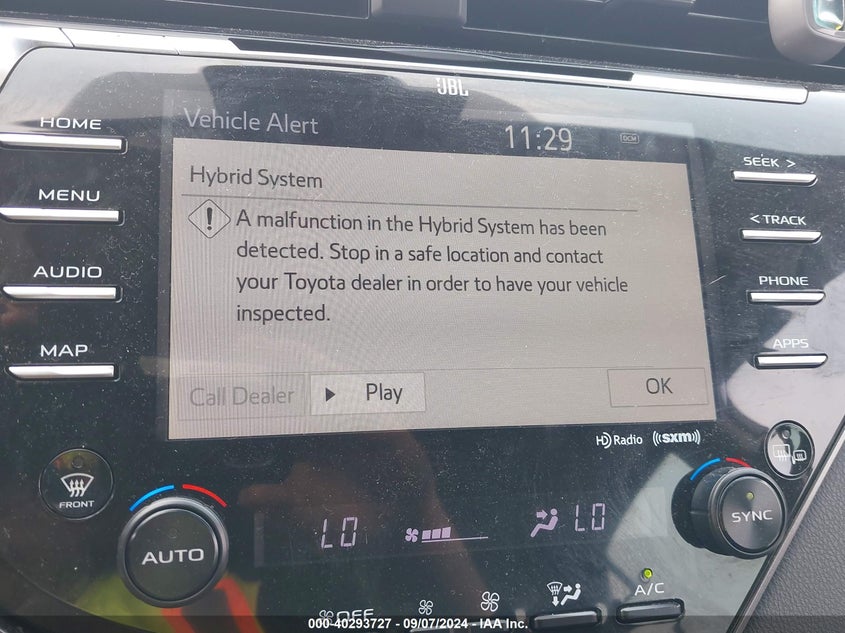 2020 TOYOTA CAMRY XLE HYBRID - 4T1F31AKXLU531500