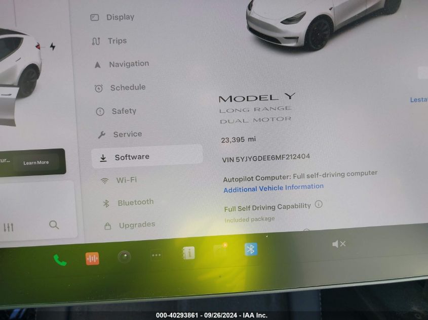 2021 Tesla Model Y VIN: 5YJYGDEE6MF212404 Lot: 40293861