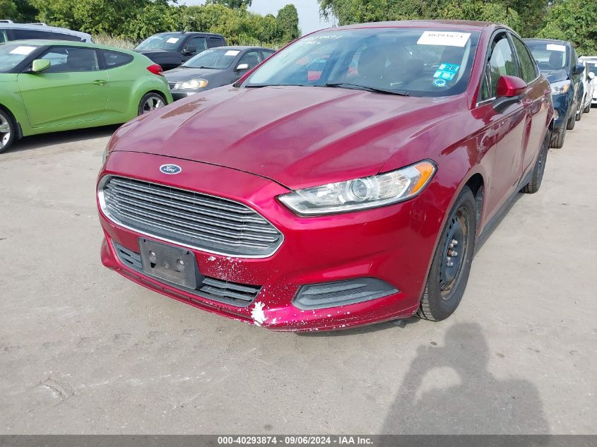 2013 Ford Fusion S VIN: 3FA6P0G7XDR271958 Lot: 40293874