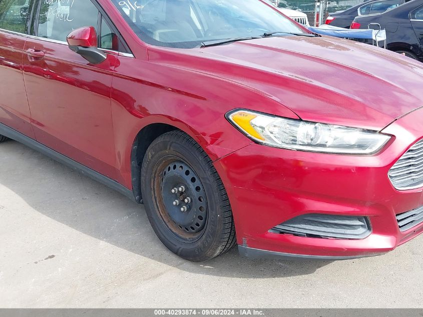 2013 Ford Fusion S VIN: 3FA6P0G7XDR271958 Lot: 40293874