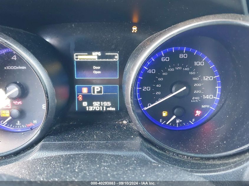 2016 SUBARU OUTBACK 2.5I LIMITED - 4S4BSALC0G3265052