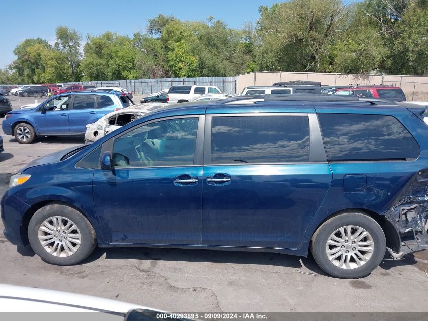 2012 Toyota Sienna Xle V6 8 Passenger VIN: 5TDYK3DC3CS273776 Lot: 40293895