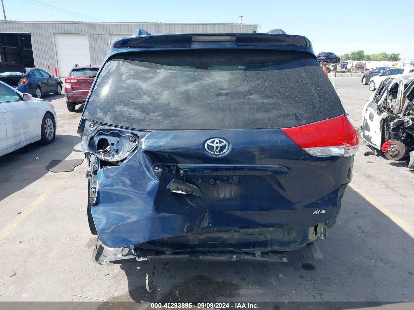 5TDYK3DC3CS273776 2012 Toyota Sienna Xle V6 8 Passenger