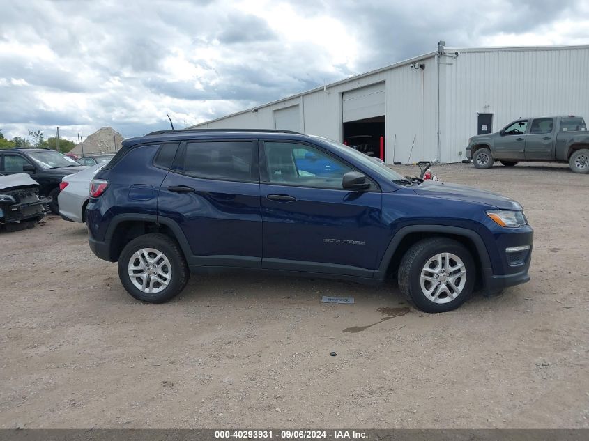 2018 Jeep Compass Sport 4X4 VIN: 3C4NJDAB5JT178906 Lot: 40293931