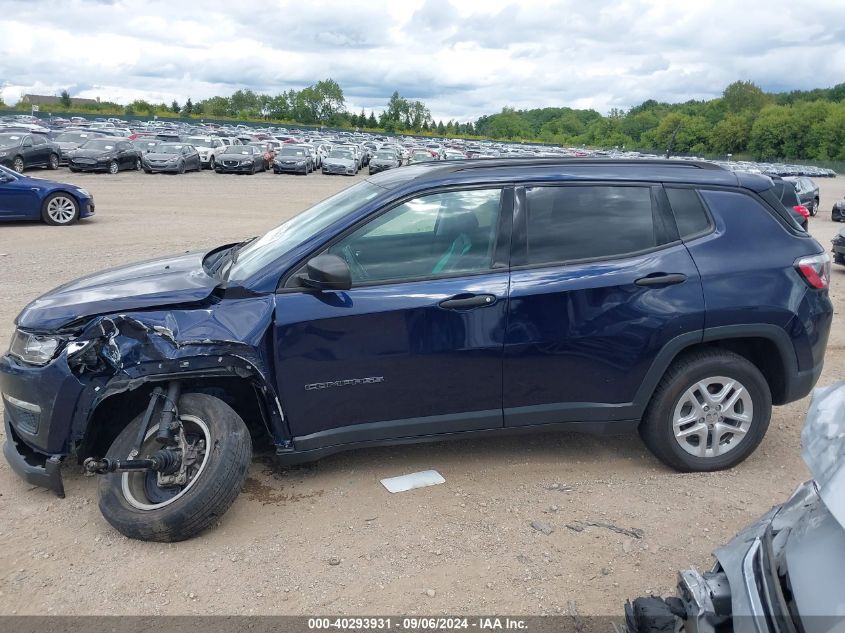 2018 Jeep Compass Sport 4X4 VIN: 3C4NJDAB5JT178906 Lot: 40293931