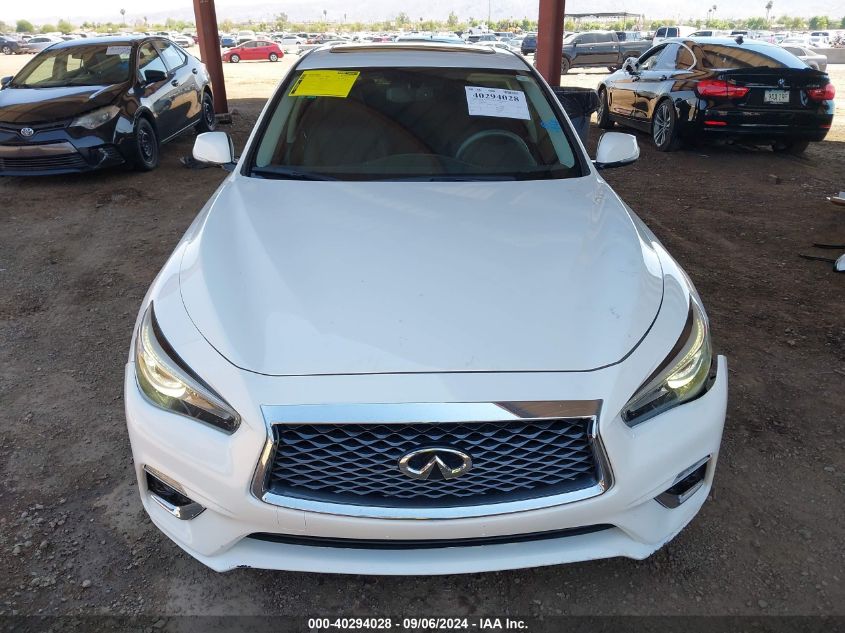 2018 Infiniti Q50 3.0T Luxe VIN: JN1EV7AP8JM360531 Lot: 40294028