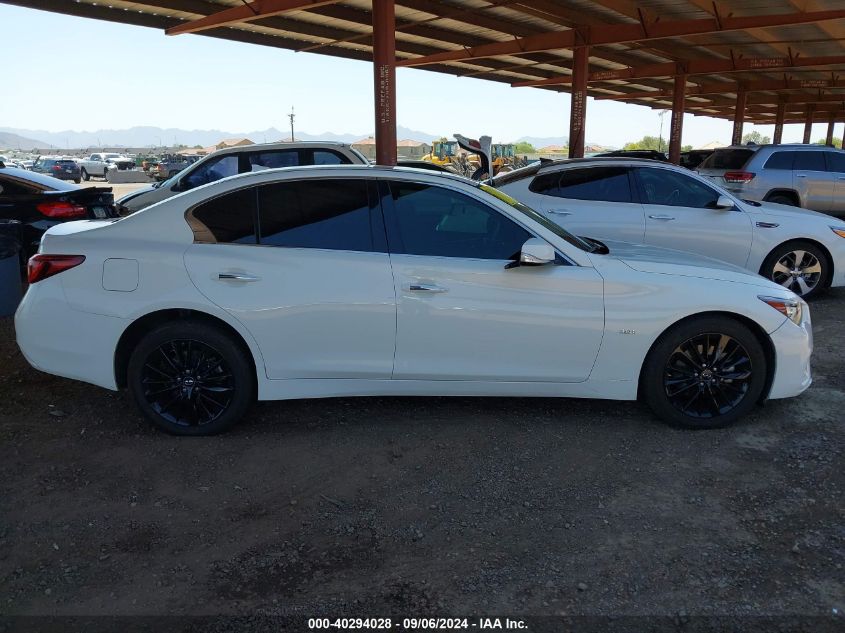 2018 Infiniti Q50 3.0T Luxe VIN: JN1EV7AP8JM360531 Lot: 40294028