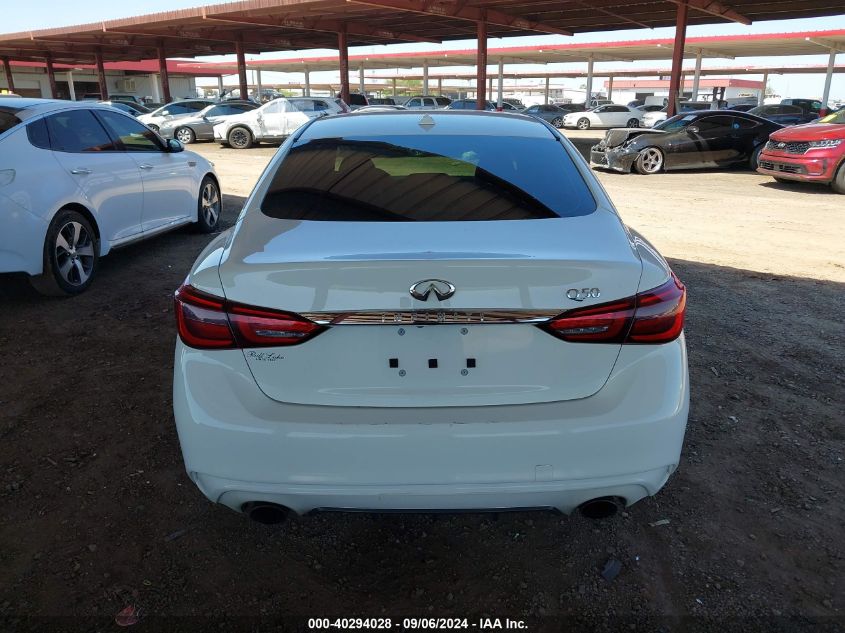 2018 Infiniti Q50 3.0T Luxe VIN: JN1EV7AP8JM360531 Lot: 40294028