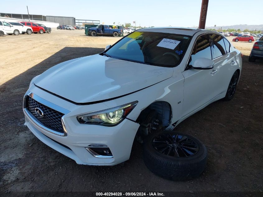 2018 Infiniti Q50 3.0T Luxe VIN: JN1EV7AP8JM360531 Lot: 40294028