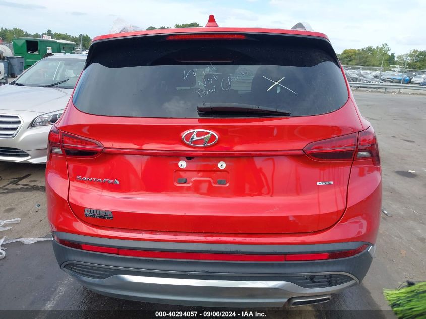 2022 Hyundai Santa Fe Sel VIN: 5NMS2DAJ8NH457096 Lot: 40294057