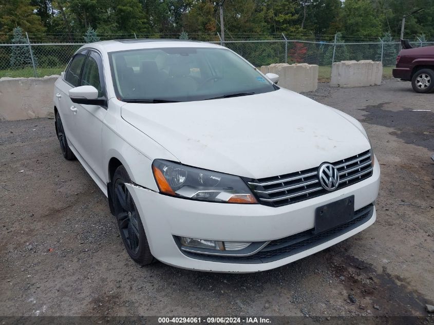 1VWBN7A33DC110053 2013 Volkswagen Passat 2.0L Tdi Se