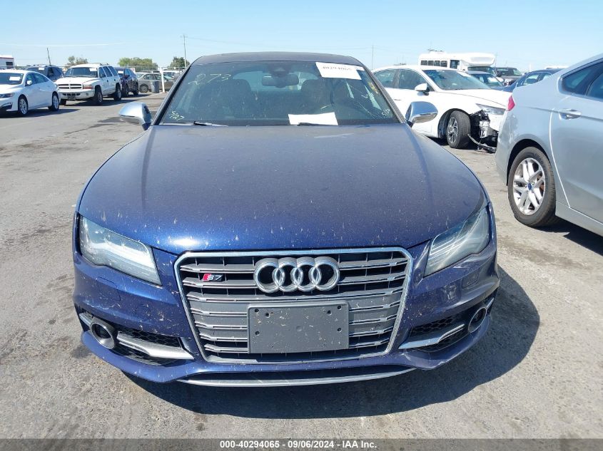 2013 Audi S7 4.0T Prestige VIN: WAUW2AFC7DN049584 Lot: 40294065