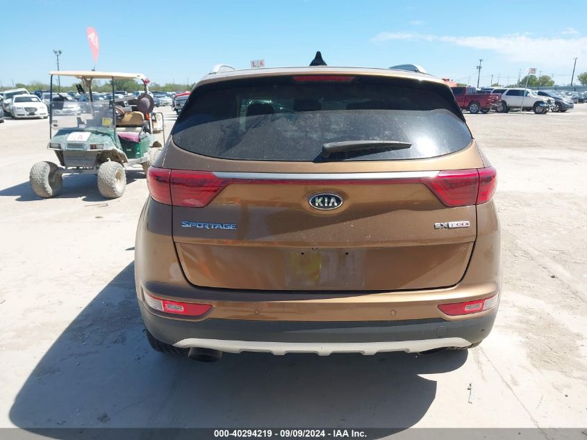 KNDPR3A6XH7222718 2017 Kia Sportage Sx Turbo