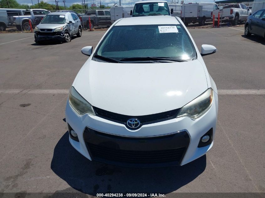 2016 Toyota Corolla S W/Special Edition Pkg VIN: 5YFBURHE0GP549991 Lot: 40294238