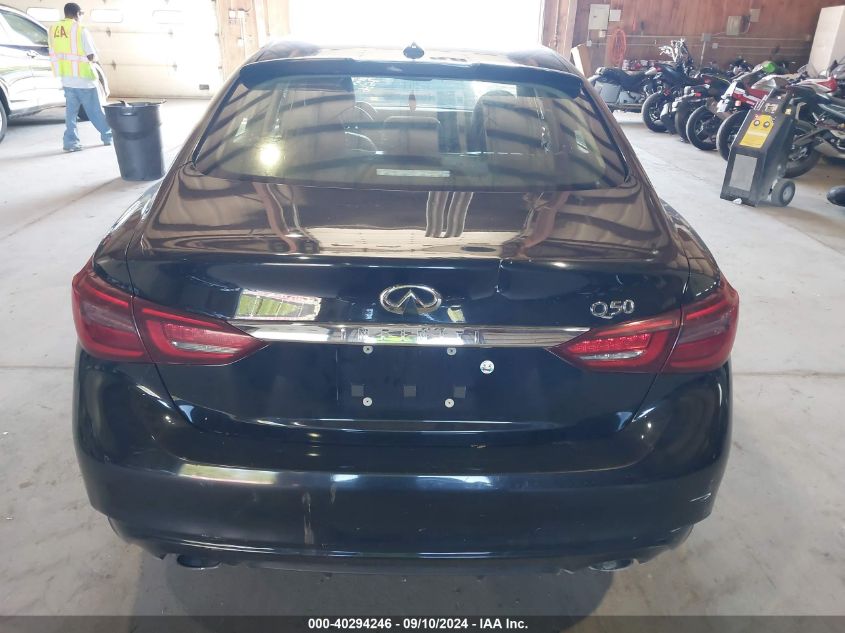 2018 Infiniti Q50 3.0T Luxe VIN: JN1EV7AP9JM360215 Lot: 40294246