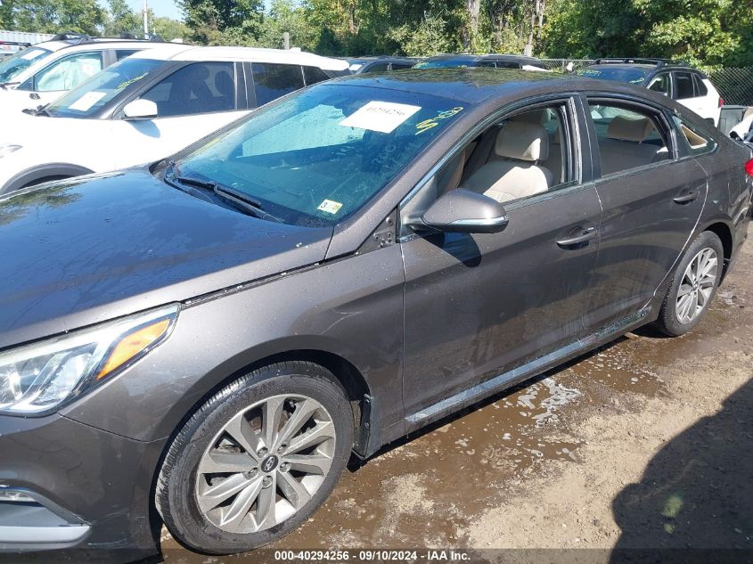 2017 HYUNDAI SONATA SPORT - 5NPE34AFXHH574580