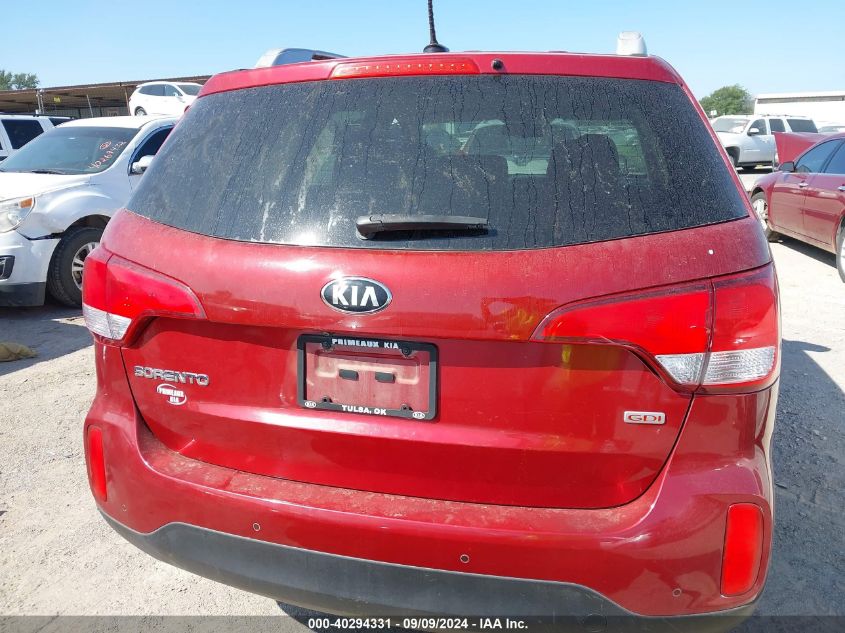 2015 Kia Sorento Lx VIN: 5XYKT3A6XFG637128 Lot: 40294331