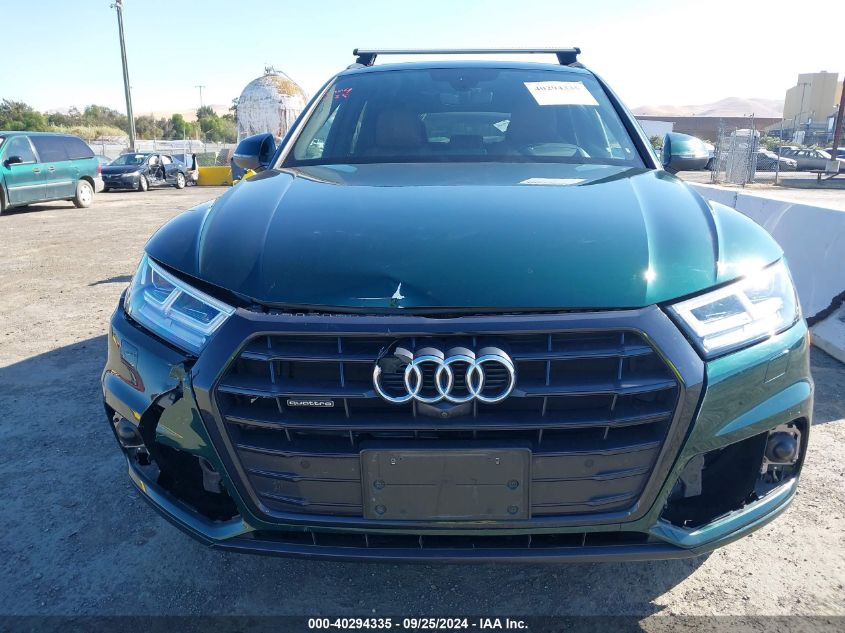 2019 Audi Q5 45 Premium VIN: WA1CNAFY7K2106920 Lot: 40294335