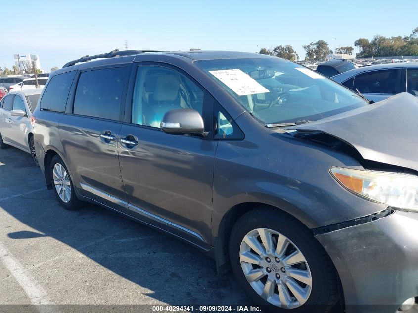 2013 Toyota Sienna Limited V6 7 Passenger VIN: 5TDYK3DC1DS345690 Lot: 40294341