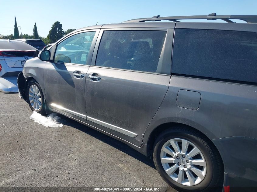 2013 Toyota Sienna Limited V6 7 Passenger VIN: 5TDYK3DC1DS345690 Lot: 40294341