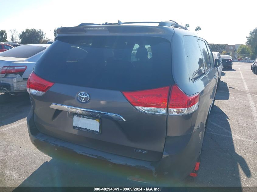 2013 Toyota Sienna Limited V6 7 Passenger VIN: 5TDYK3DC1DS345690 Lot: 40294341