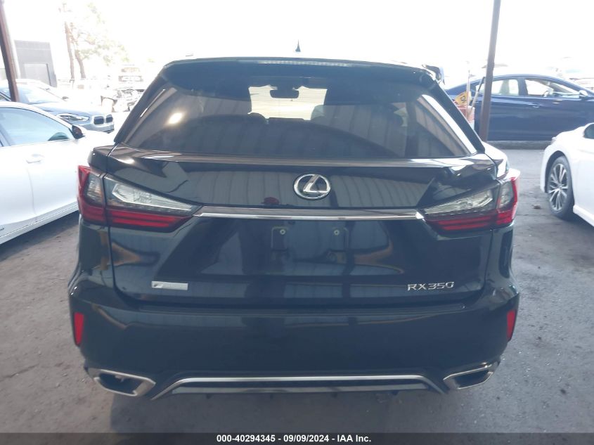 2016 Lexus Rx 350 F Sport VIN: 2T2BZMCA2GC002578 Lot: 40294345