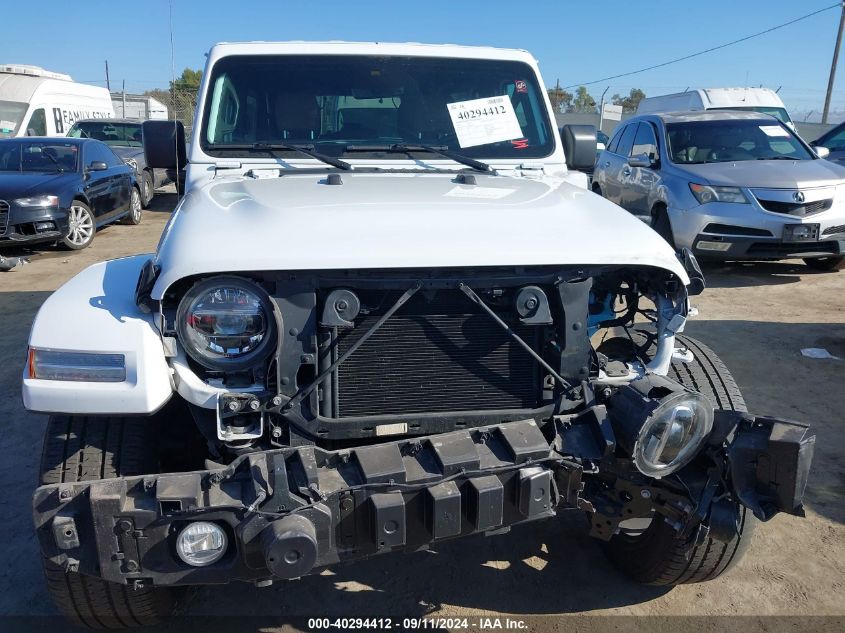 2021 Jeep Wrangler 4Xe Unlimited Sahara 4X4 VIN: 1C4JJXP66MW742300 Lot: 40294412