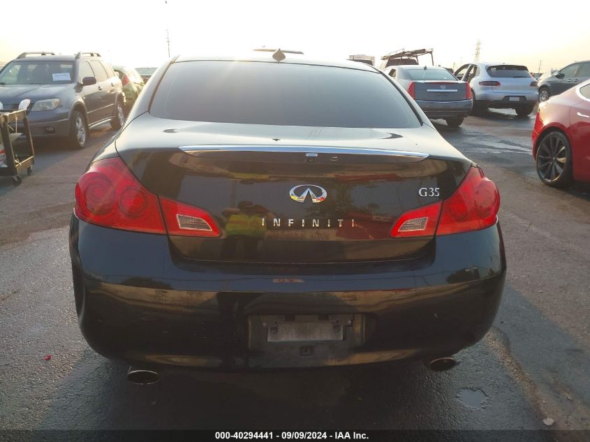 2007 Infiniti G35 Journey VIN: JNKBV61E37M711314 Lot: 40294441