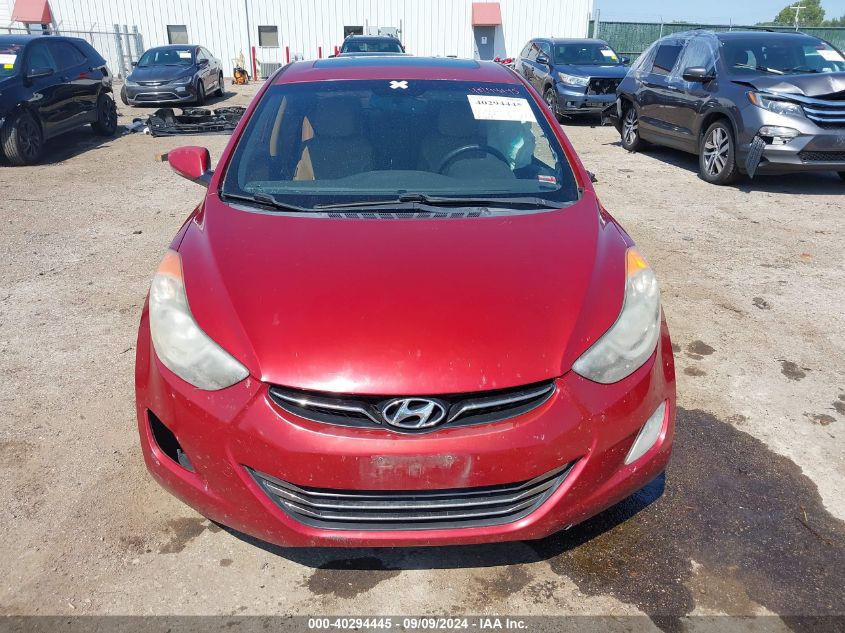 2012 Hyundai Elantra Limited (Ulsan Plant) VIN: KMHDH4AE7CU338158 Lot: 40294445