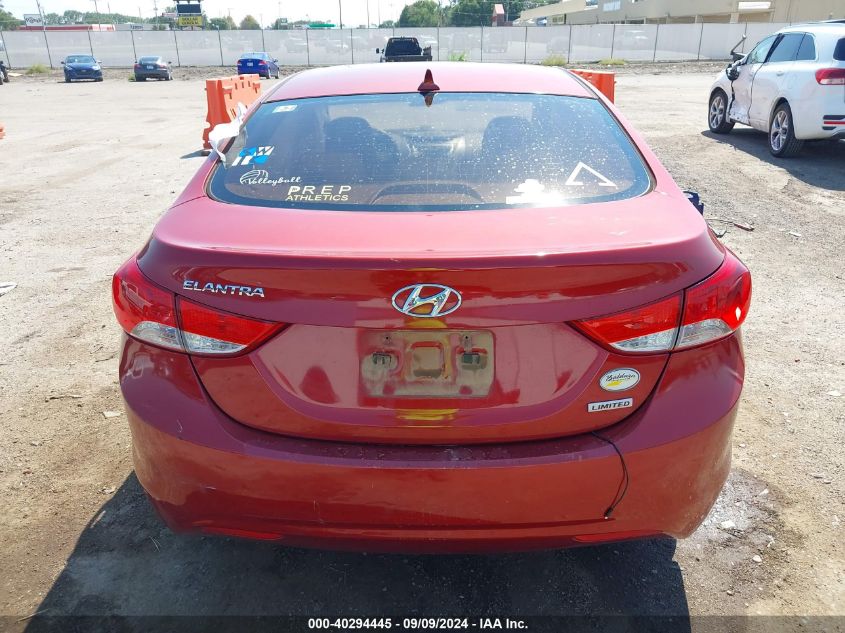 2012 Hyundai Elantra Limited (Ulsan Plant) VIN: KMHDH4AE7CU338158 Lot: 40294445