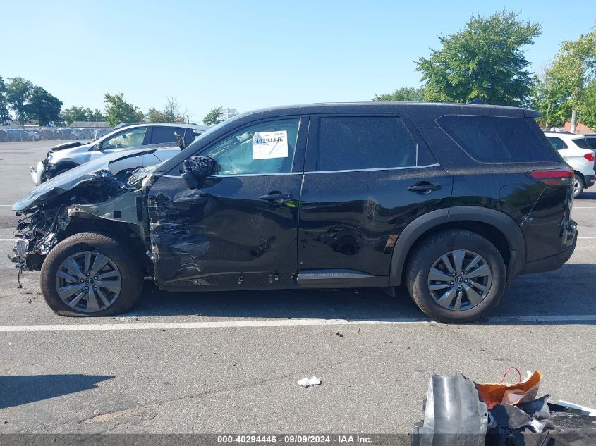 2024 Nissan Pathfinder S 4Wd VIN: 5N1DR3AC1RC286174 Lot: 40294446