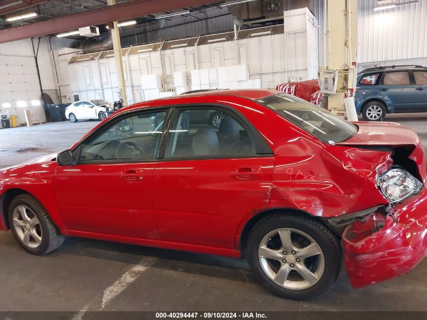 2006 Subaru Impreza 2.5I VIN: JF1GD67636H502274 Lot: 40294447