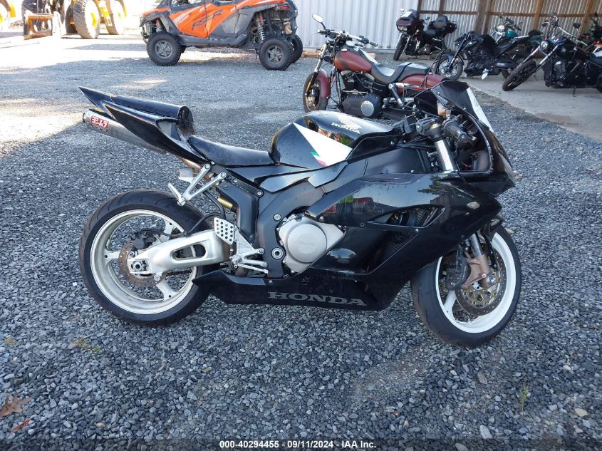 2005 Honda Cbr1000 Rr VIN: JH2SC57095M102763 Lot: 40294455