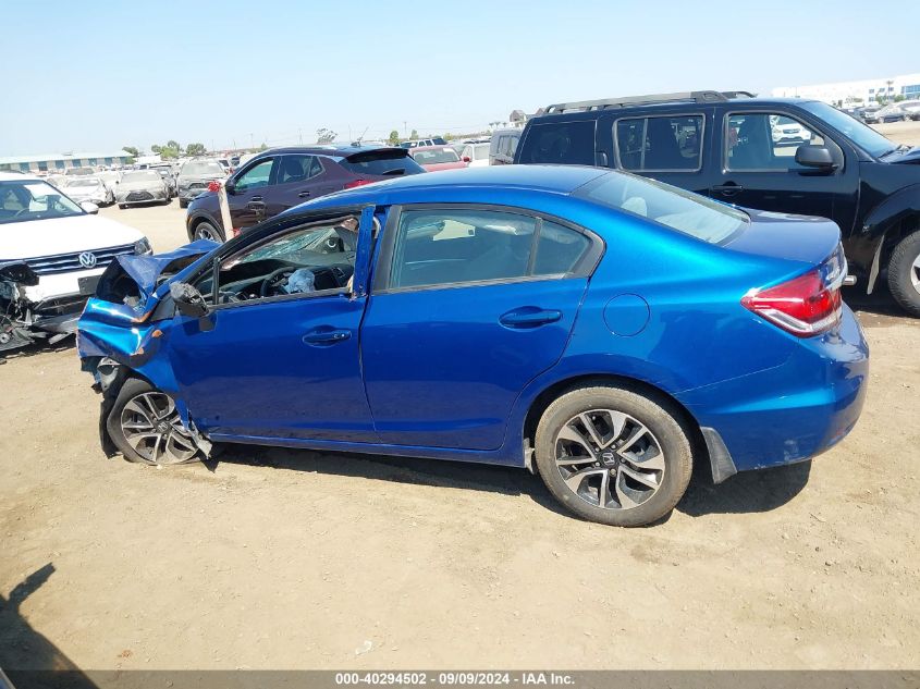 VIN 19XFB2F86FE213628 2015 Honda Civic, EX no.13