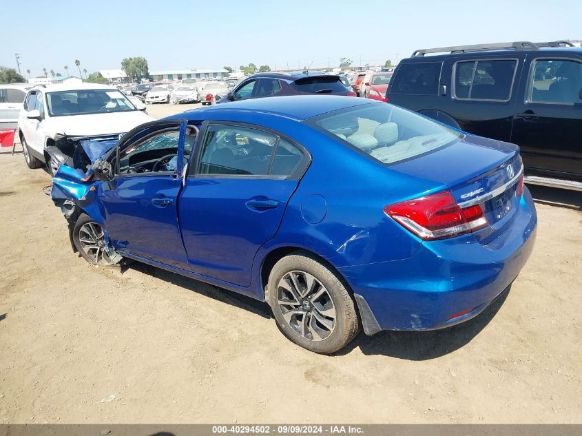 VIN 19XFB2F86FE213628 2015 Honda Civic, EX no.3