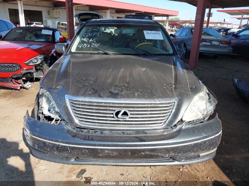 2004 Lexus Ls 430 VIN: JTHBN36F640145233 Lot: 40294554