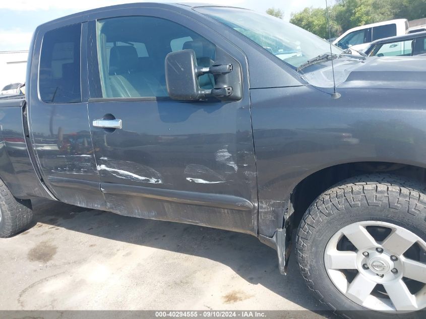 2005 Nissan Titan Xe/Se/Le VIN: 1N6AA06B75N502232 Lot: 40294555